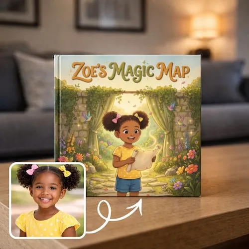 Personalized storybook - Zoe's Magic Map - Genie in a Book